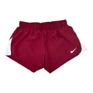 Nike‎ Dri-Fit Women's Size M Running Shorts 3" Inseam Brief-Lined Magenta